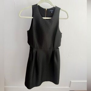 Madewell Nightfall Jacquard Cutout Mini Dress